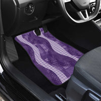 Polynesian Tribal Pattern Patchwork Picturesque Car Mats Deep Violet LT7 - Polynesian Pride