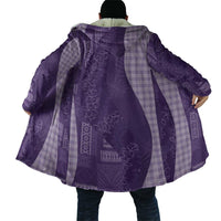 Polynesian Tribal Pattern Patchwork Picturesque Cloak Deep Violet LT7 - Polynesian Pride