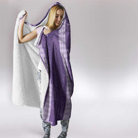 Polynesian Tribal Pattern Patchwork Picturesque Hooded Blanket Deep Violet LT7 - Polynesian Pride