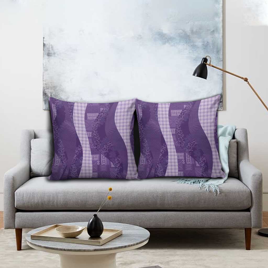 Polynesian Tribal Pattern Patchwork Picturesque Pillow Cover Deep Violet LT7 - Polynesian Pride