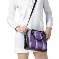 Polynesian Tribal Pattern Patchwork Picturesque Shoulder Handbag Deep Violet LT7 - Polynesian Pride