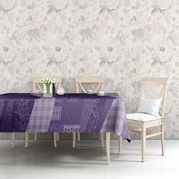 Polynesian Tribal Pattern Patchwork Picturesque Tablecloth Deep Violet LT7 - Polynesian Pride