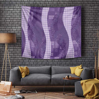 Polynesian Tribal Pattern Patchwork Picturesque Tapestry Deep Violet LT7 Violet - Polynesian Pride