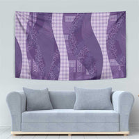 Polynesian Tribal Pattern Patchwork Picturesque Tapestry Deep Violet LT7 - Polynesian Pride