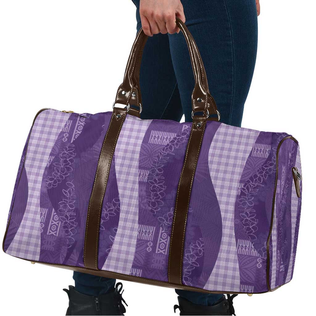 Polynesian Tribal Pattern Patchwork Picturesque Travel Bag Deep Violet LT7 - Polynesian Pride