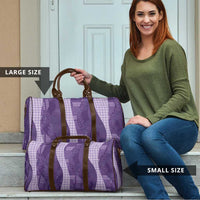Polynesian Tribal Pattern Patchwork Picturesque Travel Bag Deep Violet LT7 - Polynesian Pride