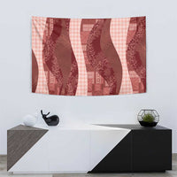 Polynesian Tribal Pattern Patchwork Picturesque Tapestry Crimson LT7 - Polynesian Pride