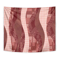 Polynesian Tribal Pattern Patchwork Picturesque Tapestry Crimson LT7 - Polynesian Pride