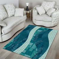 Polynesian Tribal Pattern Patchwork Picturesque Area Rug Oceanic LT7 - Polynesian Pride