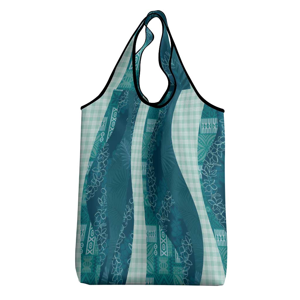 Polynesian Tribal Pattern Patchwork Picturesque Grocery Bag Oceanic LT7 - Polynesian Pride
