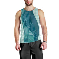 Polynesian Tribal Pattern Patchwork Picturesque Men Tank Top Oceanic LT7 - Polynesian Pride