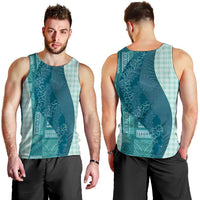 Polynesian Tribal Pattern Patchwork Picturesque Men Tank Top Oceanic LT7 - Polynesian Pride