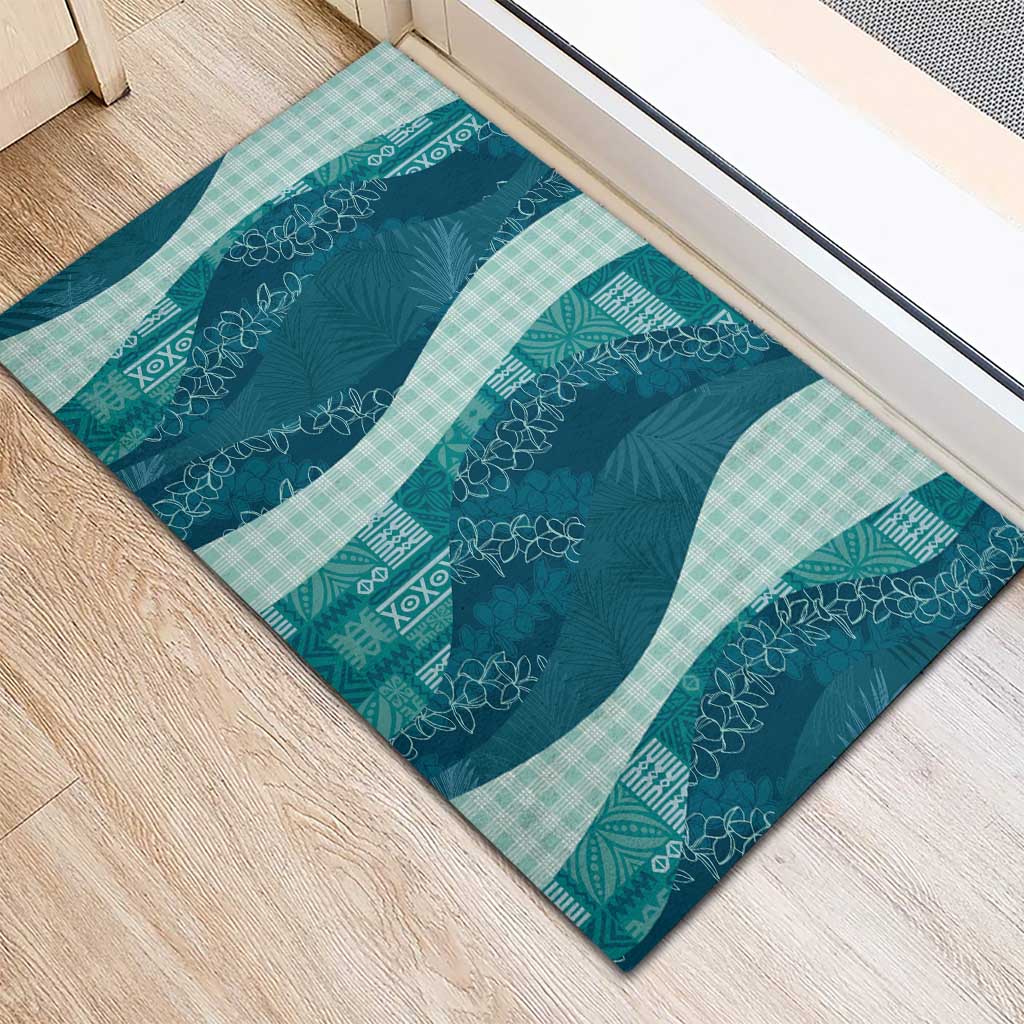 Polynesian Tribal Pattern Patchwork Picturesque Rubber Doormat Oceanic LT7 - Polynesian Pride