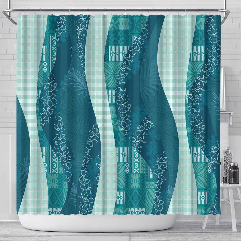 Polynesian Tribal Pattern Patchwork Picturesque Shower Curtain Oceanic LT7 - Polynesian Pride