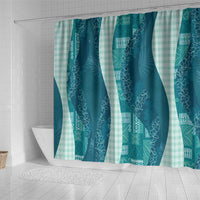 Polynesian Tribal Pattern Patchwork Picturesque Shower Curtain Oceanic LT7 - Polynesian Pride