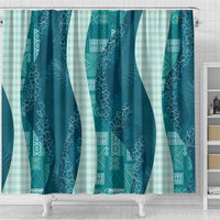 Polynesian Tribal Pattern Patchwork Picturesque Shower Curtain Oceanic LT7 - Polynesian Pride