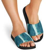 Polynesian Tribal Pattern Patchwork Picturesque Slide Sandals Oceanic LT7 - Polynesian Pride