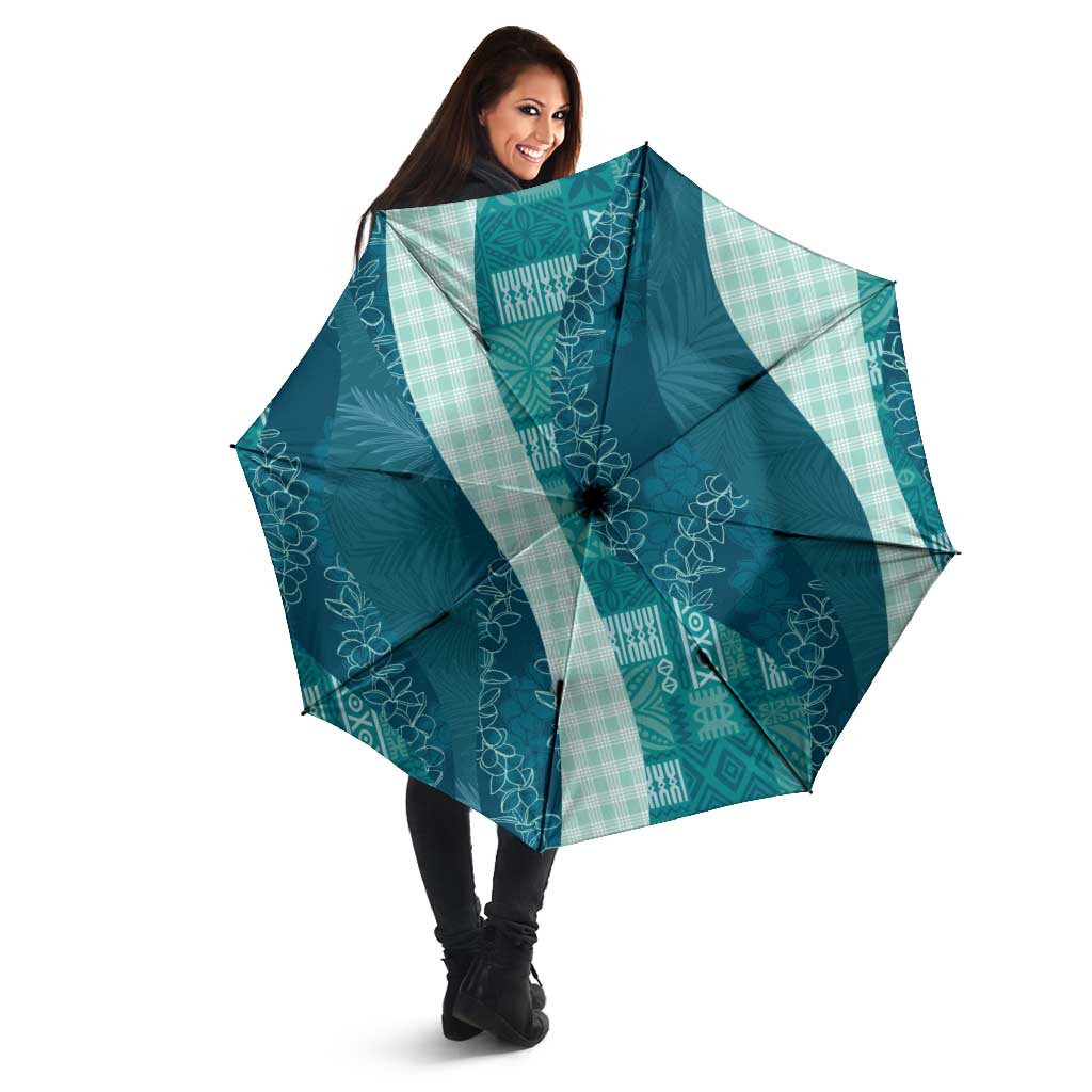 Polynesian Tribal Pattern Patchwork Picturesque Umbrella Oceanic LT7 - Polynesian Pride