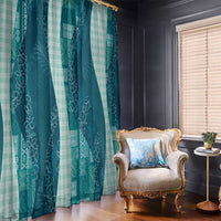 Polynesian Tribal Pattern Patchwork Picturesque Window Curtain Oceanic LT7 - Polynesian Pride
