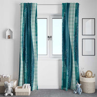 Polynesian Tribal Pattern Patchwork Picturesque Window Curtain Oceanic LT7 - Polynesian Pride