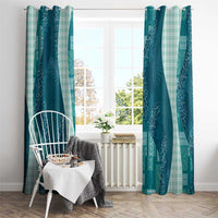 Polynesian Tribal Pattern Patchwork Picturesque Window Curtain Oceanic LT7 - Polynesian Pride
