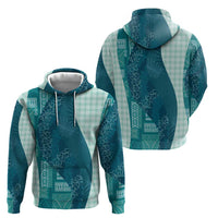Polynesian Tribal Pattern Patchwork Picturesque Zip Hoodie Oceanic LT7 - Polynesian Pride