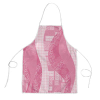 Polynesian Tribal Pattern Patchwork Picturesque Apron Rose Pink LT7 Rose Pink - Polynesian Pride