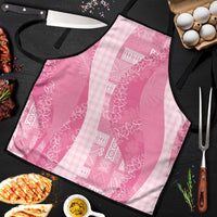 Polynesian Tribal Pattern Patchwork Picturesque Apron Rose Pink LT7 Rose Pink - Polynesian Pride