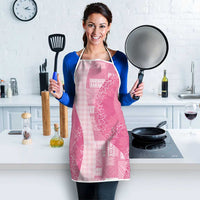 Polynesian Tribal Pattern Patchwork Picturesque Apron Rose Pink LT7 - Polynesian Pride