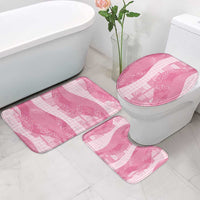 Polynesian Tribal Pattern Patchwork Picturesque Bathroom Set Rose Pink LT7 - Polynesian Pride
