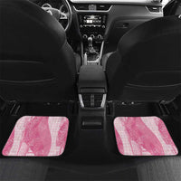 Polynesian Tribal Pattern Patchwork Picturesque Car Mats Rose Pink LT7 Set 2pcs - Back Rose Pink - Polynesian Pride