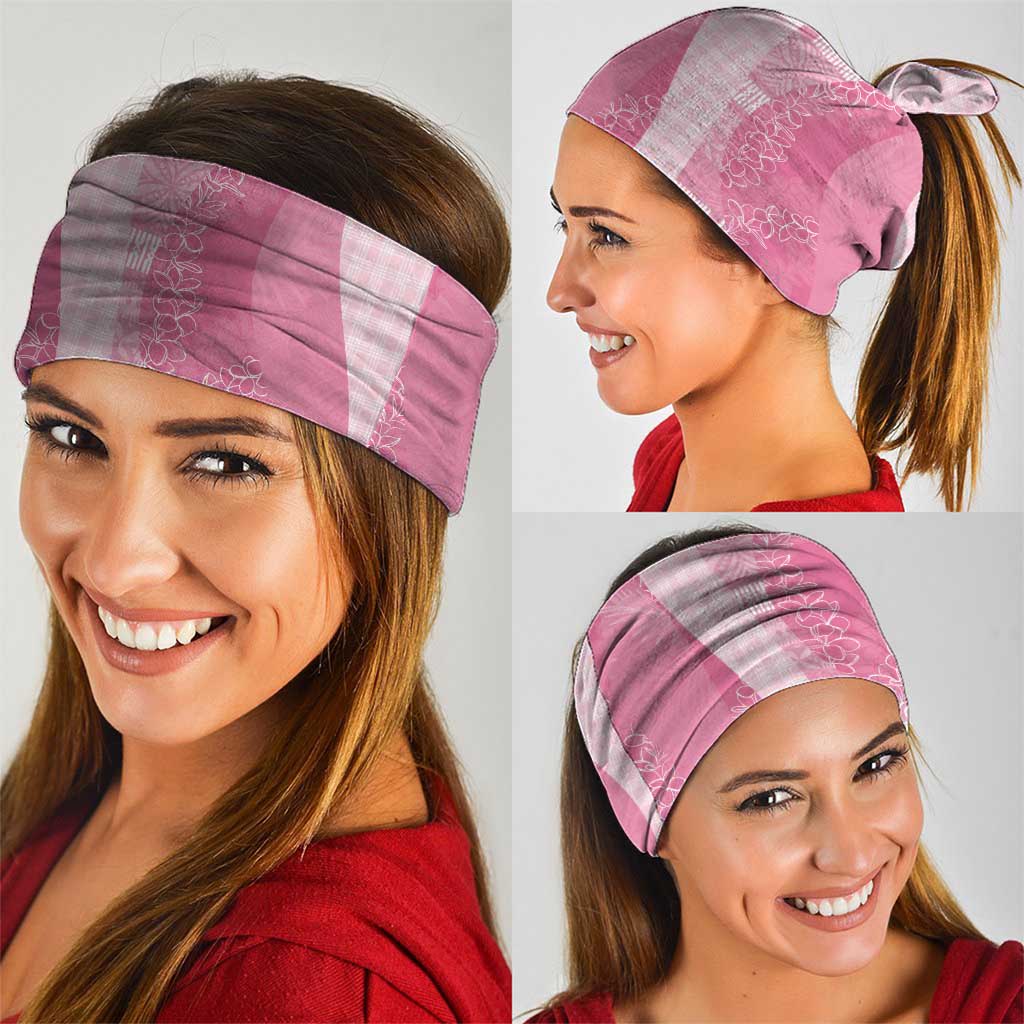 Polynesian Tribal Pattern Patchwork Picturesque Neck Gaiter Rose Pink LT7 - Polynesian Pride