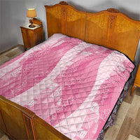 Polynesian Tribal Pattern Patchwork Picturesque Quilt Rose Pink LT7 - Polynesian Pride