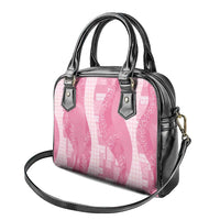 Polynesian Tribal Pattern Patchwork Picturesque Shoulder Handbag Rose Pink LT7 - Polynesian Pride