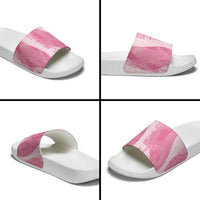 Polynesian Tribal Pattern Patchwork Picturesque Slide Sandals Rose Pink LT7 - Polynesian Pride