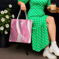Polynesian Tribal Pattern Patchwork Picturesque Tote Bag Rose Pink LT7 - Polynesian Pride