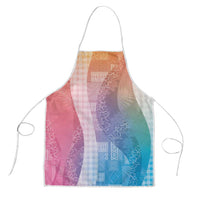 Polynesian Tribal Pattern Patchwork Picturesque Apron Holographic LT7 Holographic - Polynesian Pride