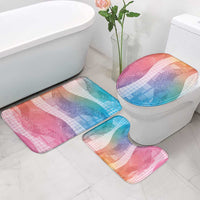Polynesian Tribal Pattern Patchwork Picturesque Bathroom Set Holographic LT7 - Polynesian Pride