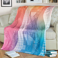 Polynesian Tribal Pattern Patchwork Picturesque Blanket Holographic LT7 - Polynesian Pride