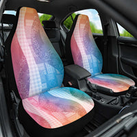 Polynesian Tribal Pattern Patchwork Picturesque Car Seat Cover Holographic LT7 One Size Holographic - Polynesian Pride