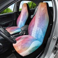 Polynesian Tribal Pattern Patchwork Picturesque Car Seat Cover Holographic LT7 - Polynesian Pride