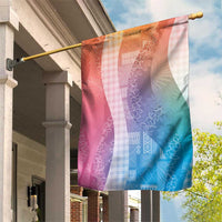 Polynesian Tribal Pattern Patchwork Picturesque Garden Flag Holographic LT7 House Flag Holographic - Polynesian Pride