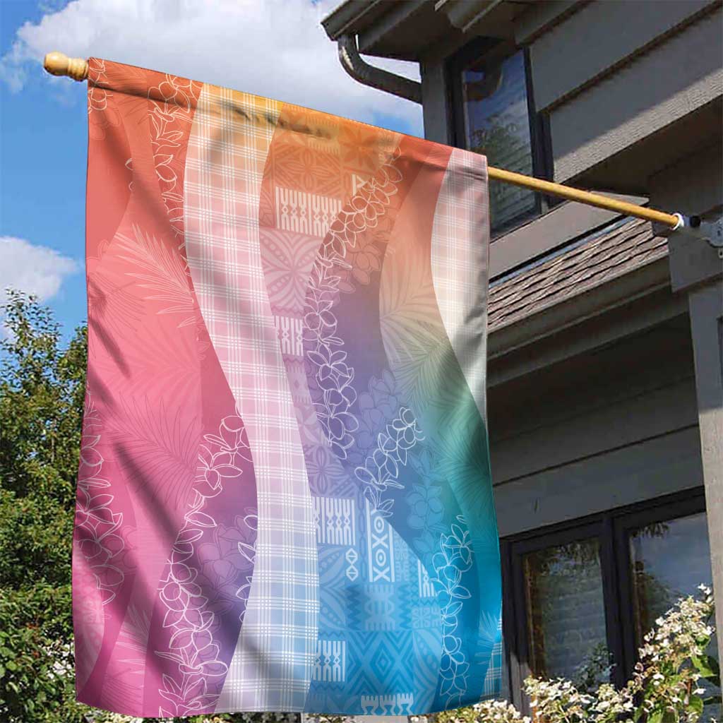 Polynesian Tribal Pattern Patchwork Picturesque Garden Flag Holographic LT7 - Polynesian Pride