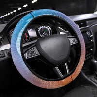 Polynesian Tribal Pattern Patchwork Picturesque Steering Wheel Cover Holographic LT7 Universal Fit Holographic - Polynesian Pride
