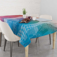 Polynesian Tribal Pattern Patchwork Picturesque Tablecloth Holographic LT7 - Polynesian Pride