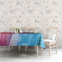Polynesian Tribal Pattern Patchwork Picturesque Tablecloth Holographic LT7 - Polynesian Pride