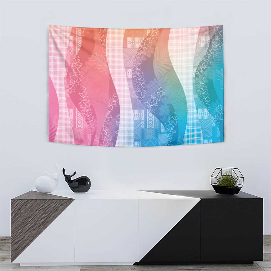 Polynesian Tribal Pattern Patchwork Picturesque Tapestry Holographic LT7 - Polynesian Pride