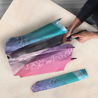 Polynesian Tribal Pattern Patchwork Picturesque Umbrella Holographic LT7 - Polynesian Pride