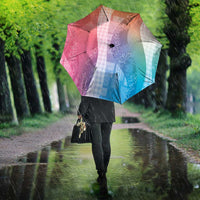 Polynesian Tribal Pattern Patchwork Picturesque Umbrella Holographic LT7 - Polynesian Pride