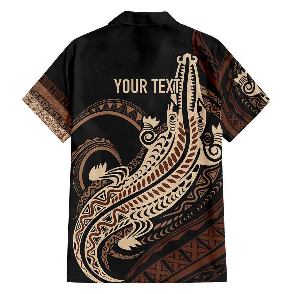 Personalized Solomon Islands Crocodile Hawaiian Shirt Hapi Isles - Independence Anniversary LT7 - Polynesian Pride